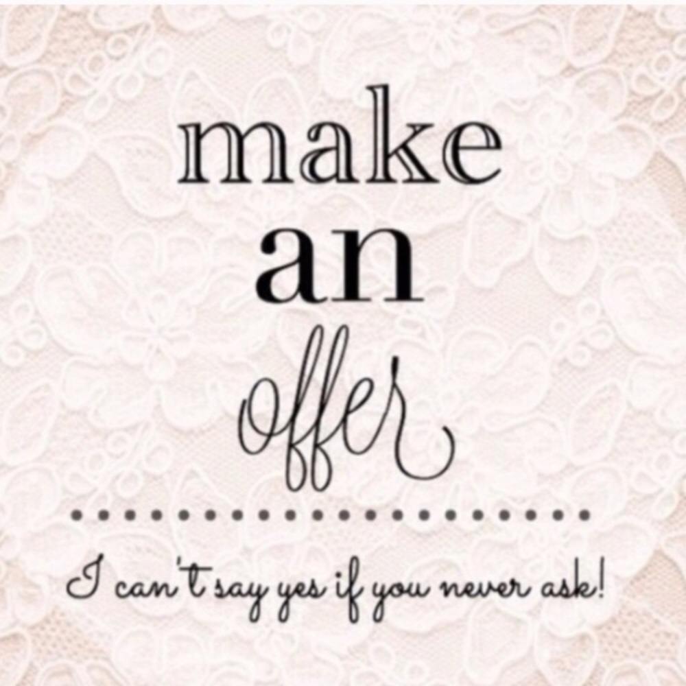 Open to offers on ALL items!!!